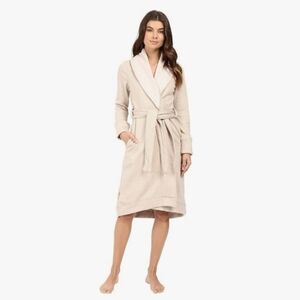UGG Duffield II Extremely Soft Fleece Robe - Oat Heather